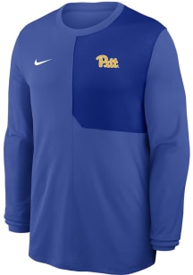 Nike Pitt Panthers Blue Primary Team Logo Coach Long Sleeve T-Shirt