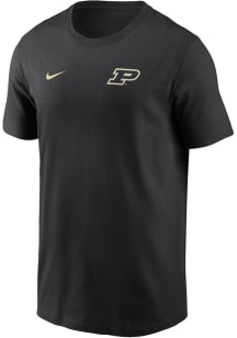 Nike Purdue Boilermakers Black Flat Name Mascot Legend Short Sleeve T Shirt