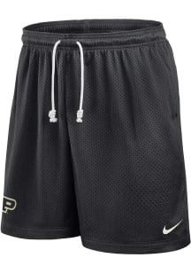 Nike Purdue Boilermakers Mens Black Primary Team Logo Player Shorts