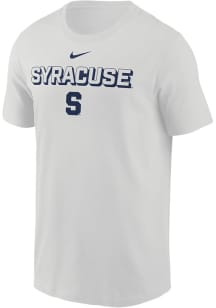 Nike Syracuse Orange Grey Flat Name Mascot Legend Short Sleeve T Shirt