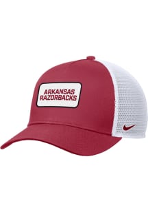 Nike Arkansas Razorbacks Crimson Youth Rise Pinch Panel Meshback Youth Adjustable Hat