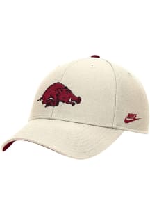 Nike Arkansas Razorbacks Rise Cap Adjustable Hat - White