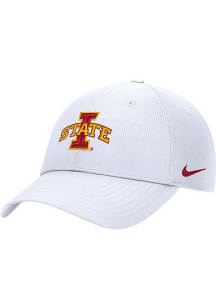 Nike Iowa State Cyclones Club Cap Ripstop Adjustable Hat - White