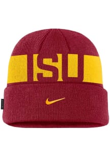 Nike Iowa State Cyclones Crimson Peak Utility Beanie Mens Knit Hat