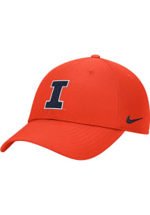 Nike Illinois Fighting Illini Club Cap Ripstop Adjustable Hat - Orange