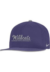 Nike K-State Wildcats Purple Pro Flat Brim Snapback Mens Snapback Hat