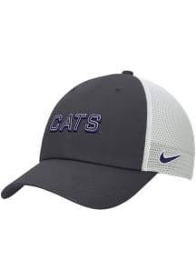 Nike K-State Wildcats Club Meshback Adjustable Hat - Charcoal