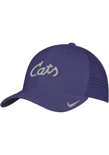 Nike K-State Wildcats Mens Purple Club Swooshflex Flex Hat