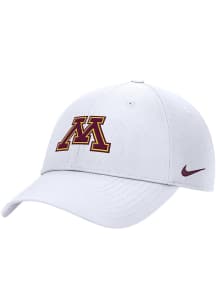 Nike Minnesota Golden Gophers Club Cap Ripstop Adjustable Hat - White