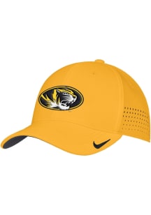 Nike Missouri Tigers Mens Gold Club Swooshflex Flex Hat