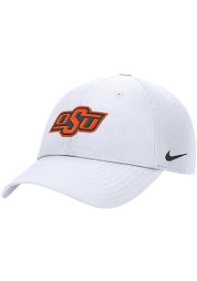 Nike Oklahoma State Cowboys Club Cap Ripstop Adjustable Hat - White