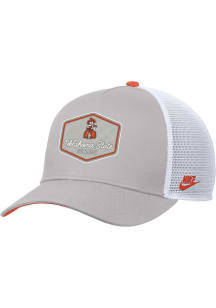 Nike Oklahoma State Cowboys Rise Pinch Panel Meshback Adjustable Hat - Grey