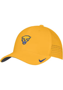 Nike Pitt Panthers Mens Gold Club Swooshflex Flex Hat