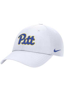 Nike Pitt Panthers Club Cap Ripstop Adjustable Hat - White