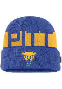 Nike Pitt Panthers Blue Peak Utility Beanie Mens Knit Hat