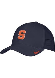 Nike Syracuse Orange Mens Navy Blue Club Swooshflex Flex Hat
