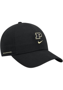 Nike Purdue Boilermakers Club Cap Adjustable Hat - Black