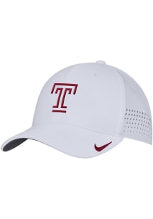 Nike Temple Owls Mens White Club Swooshflex Flex Hat
