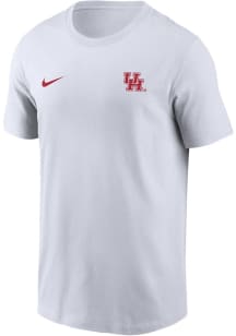 Nike Houston Cougars White Flat Name Mascot Legend Short Sleeve T Shirt