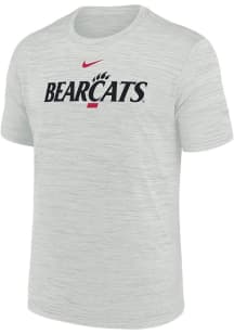 Nike Cincinnati Bearcats Grey Flat Name Mascot Velocity Lgnd Short Sleeve T Shirt