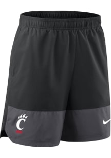 Nike Cincinnati Bearcats Mens Black Primary Team Logo Woven Shorts