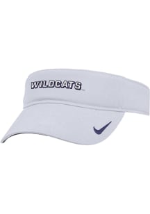Nike K-State Wildcats Mens White Ace Visor - Authentic Adjustable Visor