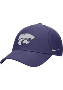 Nike K-State Wildcats Club Cap - Ripstop Adjustable Hat - Purple