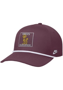 Nike Minnesota Golden Gophers Rise Pinch Panel ADJ Adjustable Hat - Maroon
