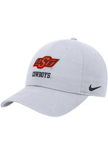 Nike Oklahoma State Cowboys club cap Adjustable Hat - White