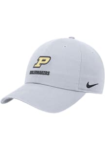 Nike Purdue Boilermakers club cap Adjustable Hat - White