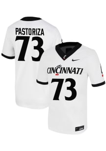 Aiden Pastoriza  Nike Cincinnati Bearcats White NIL Game Name And Number Football Jersey