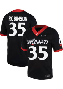 Drew Robinson  Nike Cincinnati Bearcats Black NIL Game Name And Number Football Jersey