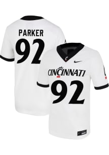 Marquaze Parker  Nike Cincinnati Bearcats White NIL Game Name And Number Football Jersey