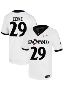 Stanley Clyne  Nike Cincinnati Bearcats White NIL Game Name And Number Football Jersey