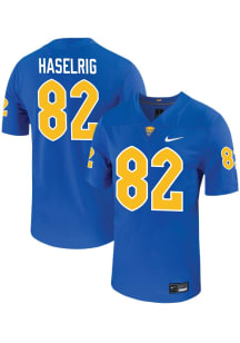 Benny Haselrig   Pitt Panthers Blue Football Name And Number Football Jersey