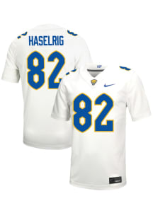 Benny Haselrig   Pitt Panthers White Football Name And Number Football Jersey