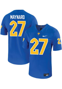 Nigel Maynard   Pitt Panthers Blue Football Name And Number Football Jersey