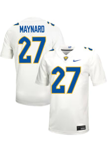 Nigel Maynard   Pitt Panthers White Football Name And Number Football Jersey