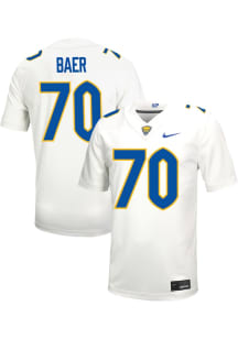 Ryan Baer   Pitt Panthers White Football Name And Number Football Jersey