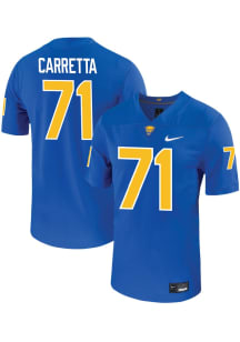 Ryan Carretta   Pitt Panthers Blue Football Name And Number Football Jersey
