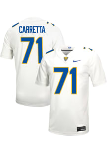 Ryan Carretta   Pitt Panthers White Football Name And Number Football Jersey
