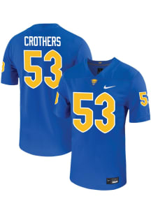Zachary Crothers   Pitt Panthers Blue Football Name And Number Football Jersey