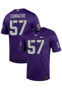 Samir Camacho  Nike TCU Horned Frogs Purple NIL Game Name And Number Football Jersey