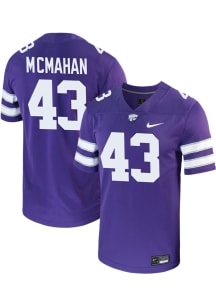 Kaden McMahan  Nike K-State Wildcats Purple NIL Game Football Jersey