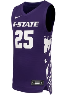 Nike K-State Wildcats Youth Replica Purple Basketball Jersey