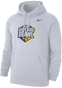 Nike Pitt Panthers Mens White Football Backyard Brawl Long Sleeve Hoodie