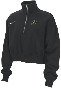 Nike Colorado Buffaloes Womens Black Phoenix Qtr Zip