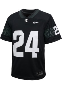 Nike Michigan State Spartans Youth Black Alt 2 No 24 Football Jersey