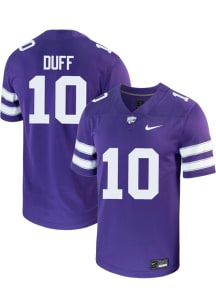 Dillon Duff  Nike K-State Wildcats Purple Football NIL Home Football Jersey