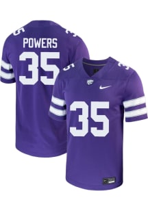 Gabe Powers  Nike K-State Wildcats Purple Football NIL Home Football Jersey